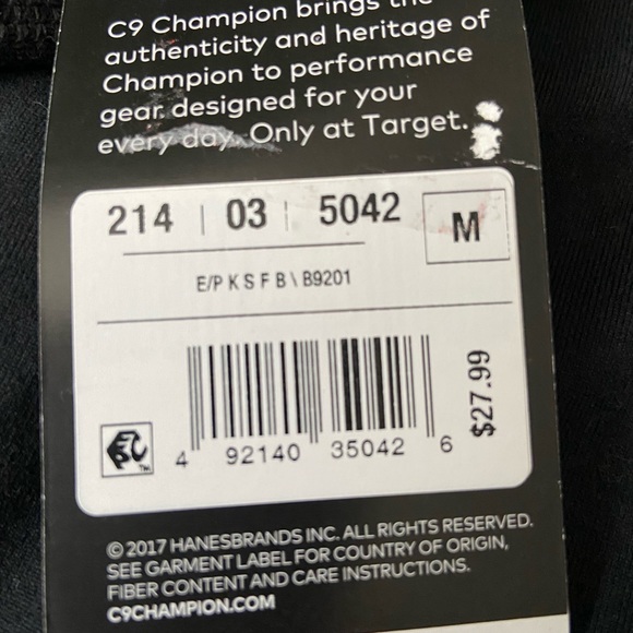 Champion leggings with blue string art design - Picture 4 of 4